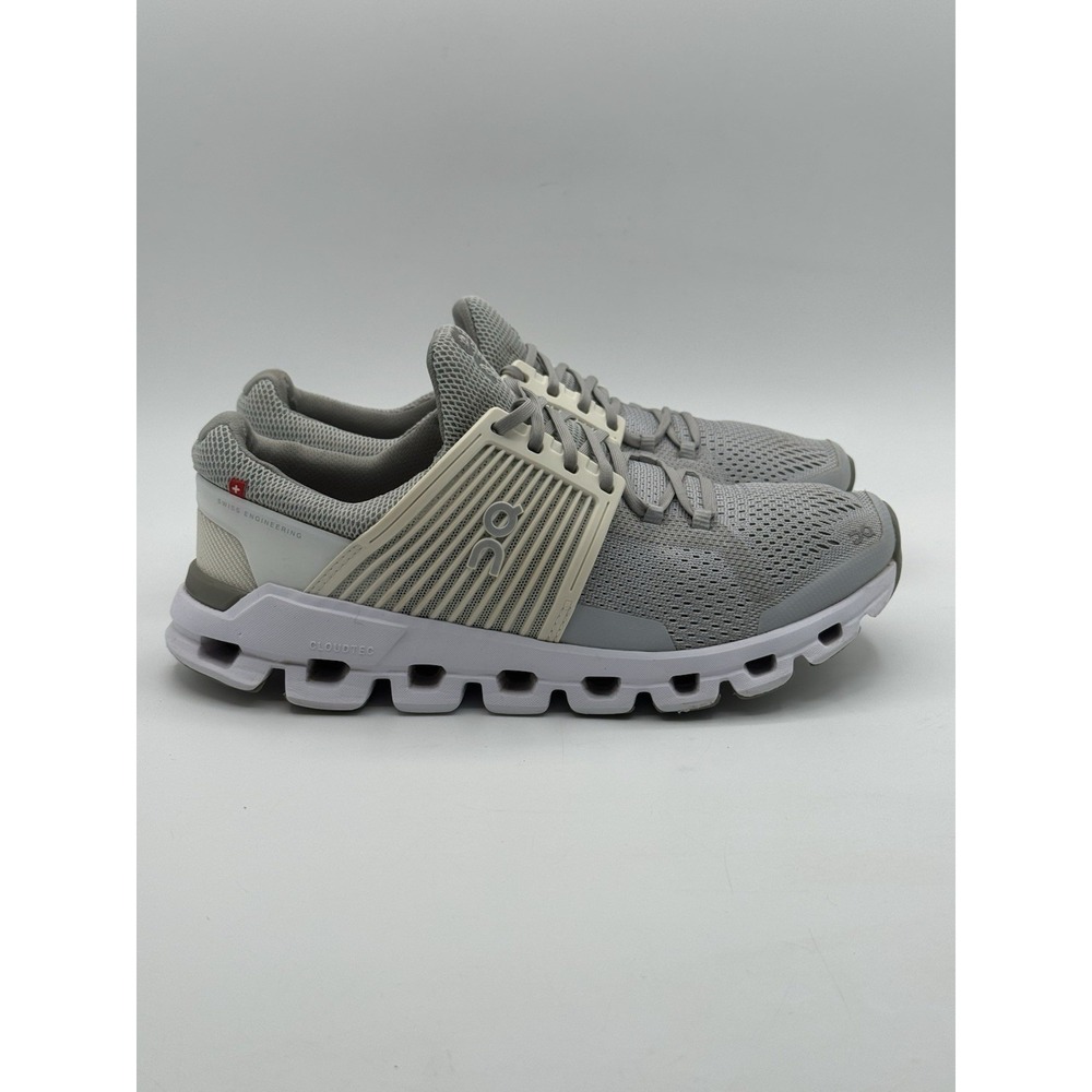 On Cloudswift Swiss Engineering Women's Sz 8.5 Grey White Running Shoes Athletic